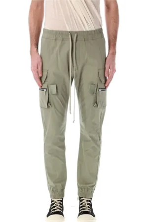 Rick Owens Homme, Pantalons, Vert, Taille: M Pantalon Celadon Mastodon Megacargo