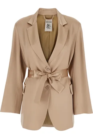 SEMICOUTURE Femme, Vestes, , Taille: 36 FR Veste Classique en Mélange de Soie