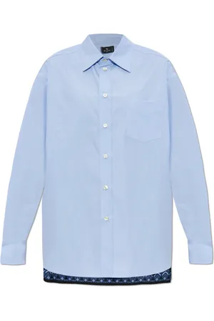 Etro Femme, Blouses et Chemises, Bleu, Taille: 36 FR Chemise avec poche