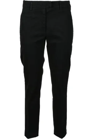 Dondup Femme, Pantalons, Noir, Taille: W26 Pantalon en coton et élasthanne