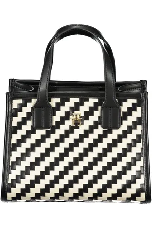 Tommy Hilfiger Femme, Sacs, Noir, Taille: ONE Size Sac à main noir pour femme avec bandoulière réglable