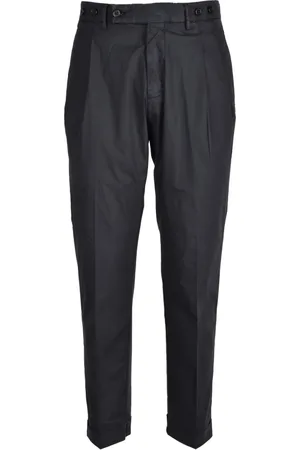 Berwich Homme, Pantalons, Noir, Taille: S Pantalon en coton Lycra Elasthanne