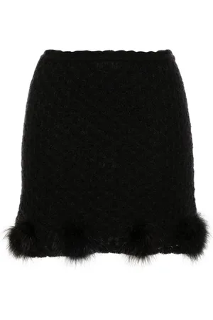 BLUMARINE Femme, Jupes, Noir, Taille: 38 FR T-shirts & Polos noirs Aw24