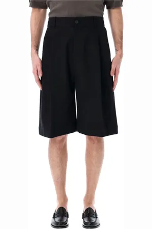 STUDIO NICHOLSON Homme, Shorts, Noir, Taille: M Shorts Bermuda larges noirs