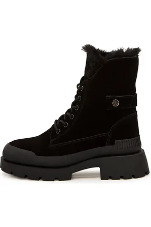 CESARE GASPARI Femme, Chaussures, Noir, Taille: 39 EU Élégantes Bottines à Lacets