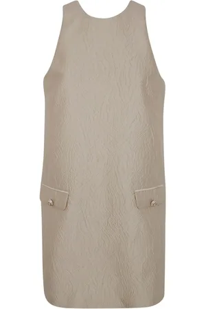 Twin-Set Femme, Robes, , Taille: 42 FR Robe sans Manches à Col Rond
