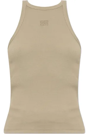 Gestuz Femme, Tops, Gris, Taille: 38 FR Haut côtelé