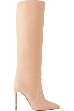 PARIS TEXAS Femme, Chaussures, , Taille: 36 1/2 EU Bottes Hautes Beiges en Daim
