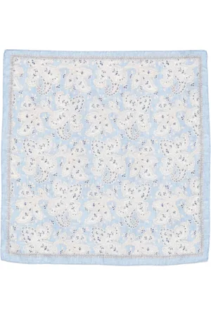 Lady Anne Femme, Accessoires, Multicolore, Taille: ONE Size Écharpe Bleue à Imprimé Paisley