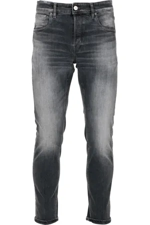 PT Torino Homme, Jeans, Gris, Taille: W32 Jean Denim Coupe Fuselée Coton Élastique