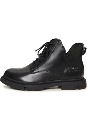 CESARE GASPARI Femme, Chaussures, Noir, Taille: 40 EU Bottines à semelle plate - Noir