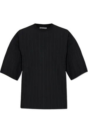 Helmut Lang Homme, Tops, Noir, Taille: S T-shirt avec logo
