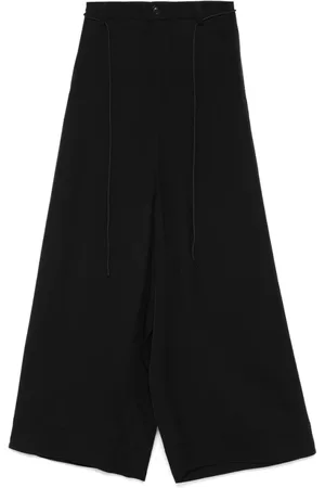 Y-3 Femme, Pantalons, Noir, Taille: 36 FR Pantalon noir à taille élastique