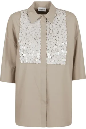 P.A.R.O.S.H. Femme, Blouses et Chemises, , Taille: 38 FR Chemise avec Plastron