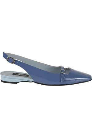 Carel Femme, Chaussures, Bleu, Taille: 37 1/2 EU Ballerine Ninon en Cuir avec Bride