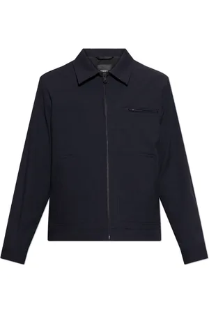 THEORY Homme, Vestes, Bleu, Taille: XL Veste avec col