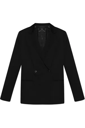 THEORY Femme, Vestes, Noir, Taille: 34 FR Blazer croisé