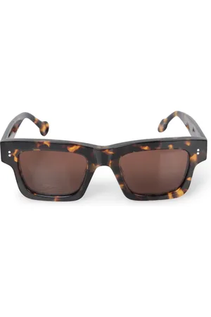 J.W.Anderson Femme, Accessoires, Brun, Taille: ONE Size Lunettes de Soleil Vintage en Acétate Écaille