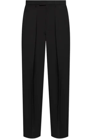 THEORY Homme, Pantalons, Noir, Taille: W31 Pantalon en laine avec pli