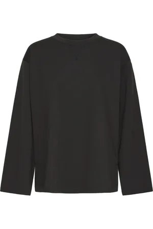 Ichi Femme, Tops, Noir, Taille: 42 FR Haut et T-shirt noir à manches longues