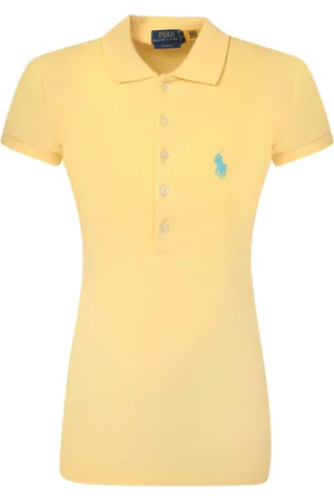 Ralph Lauren Femme, Tops, Jaune, Taille: 36 FR Polo Jaune Slim Fit
