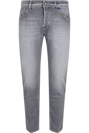 Jacob Cohen Homme, Jeans, Gris, Taille: W32 Pantalon Slim Cropped
