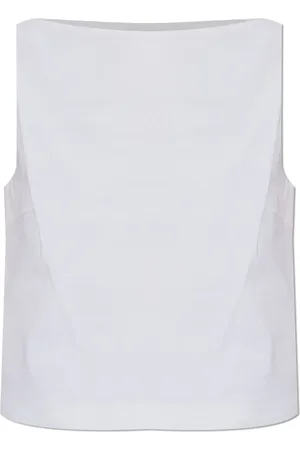 THEORY Femme, Tops, Blanc, Taille: 34 FR Haut en lin