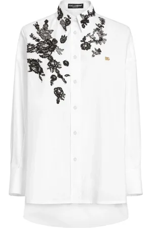 Dolce & Gabbana Femme, Blouses et Chemises, Blanc, Taille: 38 FR Chemises Blanches pour Hommes