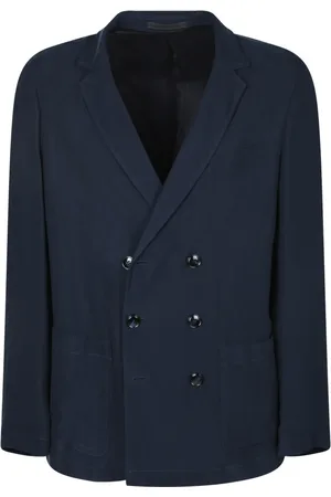 Giorgio Armani Homme, Vestes, Bleu, Taille: M Veste double boutonnage effet soie