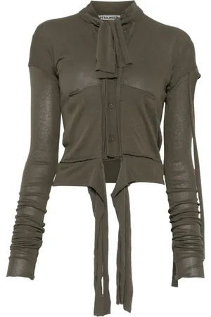 OTTOLINGER Femme, Pulls, Vert, Taille: 38 FR Pull Vert avec Fermeture à Boutons