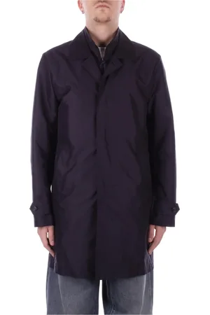 FAY Homme, Manteaux, Bleu, Taille: S Manteaux Bleus avec Manches Réglables