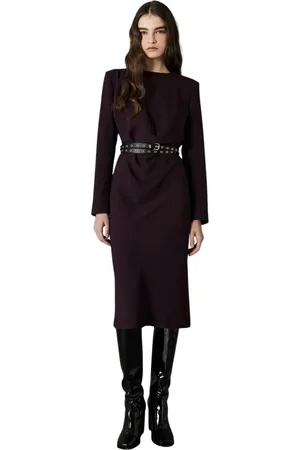 Isabelle Blanche Femme, Robes, Violet, Taille: 36 FR Robe Élégante - Design Sophistiqué et Audacieux