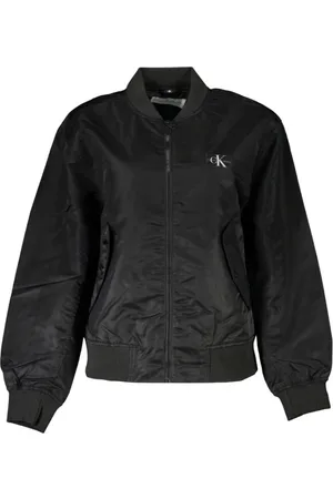Calvin Klein Femme, Vestes, Noir, Taille: 38 FR Veste de sport lgante zip