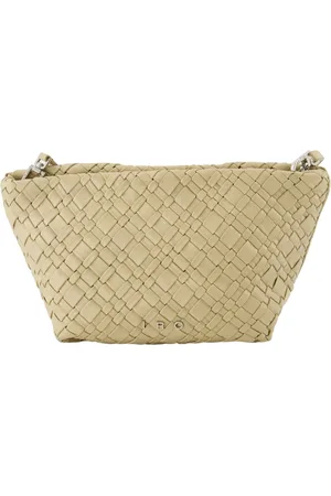 IRO Femme, Sacs, , Taille: ONE Size Pochette en cuir tressé Printemps-Été 2025