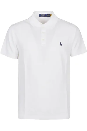 Ralph Lauren Homme, Tops, Blanc, Taille: XL Polo Chemises