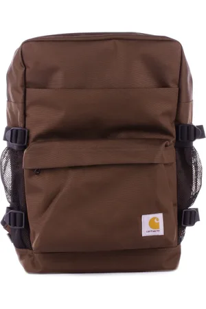 Carhartt Homme, Sacs, Brun, Taille: ONE Size Logo Avant Sac à dos Bretelles Réglables Poches zippées