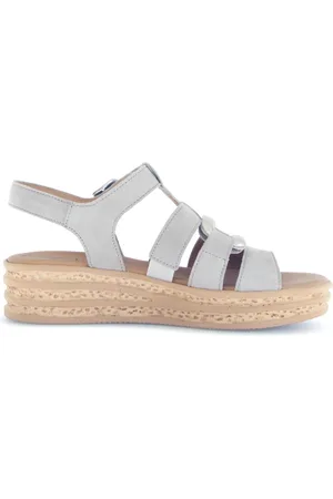 Gabor Femme, Chaussures, Gris, Taille: 35 1/2 EU Collection de sandales grises pour femmes