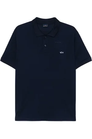 Paul & Shark Homme, Tops, Bleu, Taille: M Navy Button-Up Sweater