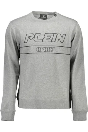 Philipp Plein Homme, Sweatshirts et sweats à capuche, Gris, Taille: L Sweat Gris à Manches Longues avec Imprimé