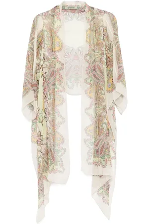 Etro Femme, Vestes, Multicolore, Taille: 38 FR Veste Transparente Verte à