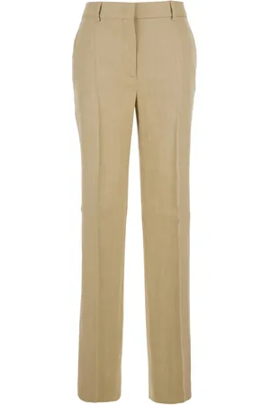 Alberta Ferretti Femme, Pantalons, , Taille: 36 FR Pantalon en Mélange de Lin Stretch Femme