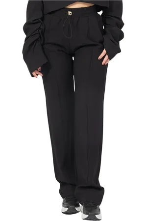 GAËLLE Femme, Pantalons, Noir, Taille: 44 FR Pantalon noir avec taille élastique