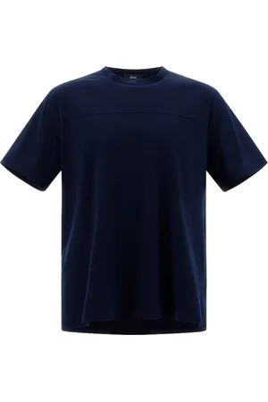 HERNO Homme, Tops, Bleu, Taille: 3XL T-shirts et Polos Bleus avec Coupe Régulière