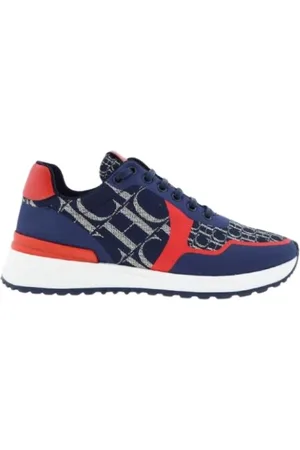 Carolina Herrera Femme, Chaussures, Bleu, Taille: 37 EU Canvas Santorini Runner Baskets