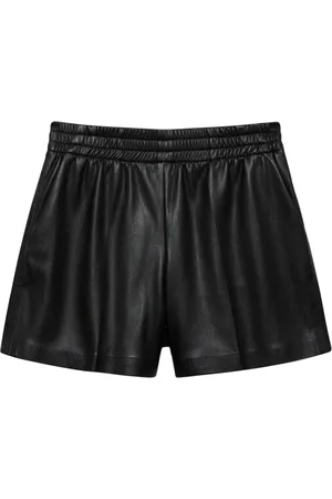ANINE BING Femme, Shorts, Noir, Taille: 38 FR Shorts noirs à taille élastique