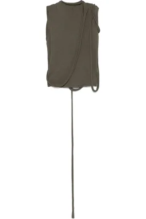 OTTOLINGER Femme, Tops, Vert, Taille: 40 FR Haut Vert Asymétrique Sans Manches