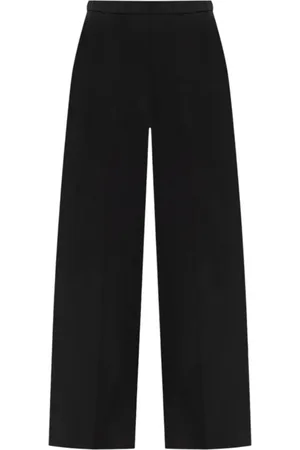 THEORY Femme, Pantalons, Noir, Taille: 42 FR Pantalon en Soie Loose-Fit Noir