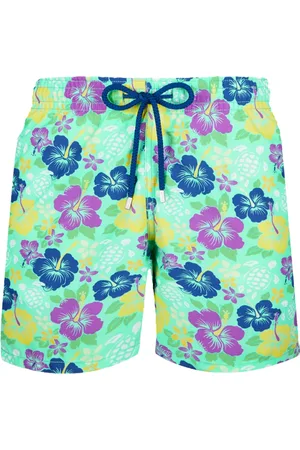 Vilebrequin Homme, Maillots de bain, Multicolore, Taille: XL Short de bain avec Tortues Tropicales