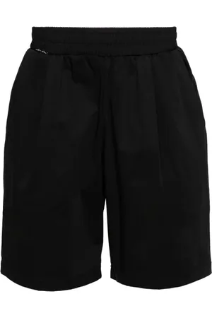 Family First Homme, Shorts, Noir, Taille: L Short Mini en Popeline de Mélange de Coton Noir