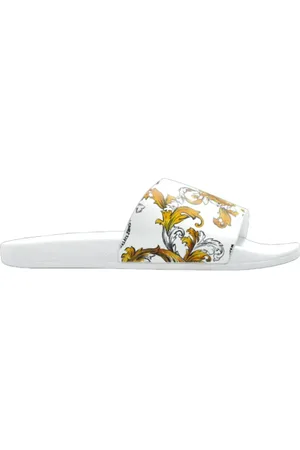 VERSACE Homme, Chaussures, Blanc, Taille: 43 EU Sandales Blanches - Fondo
